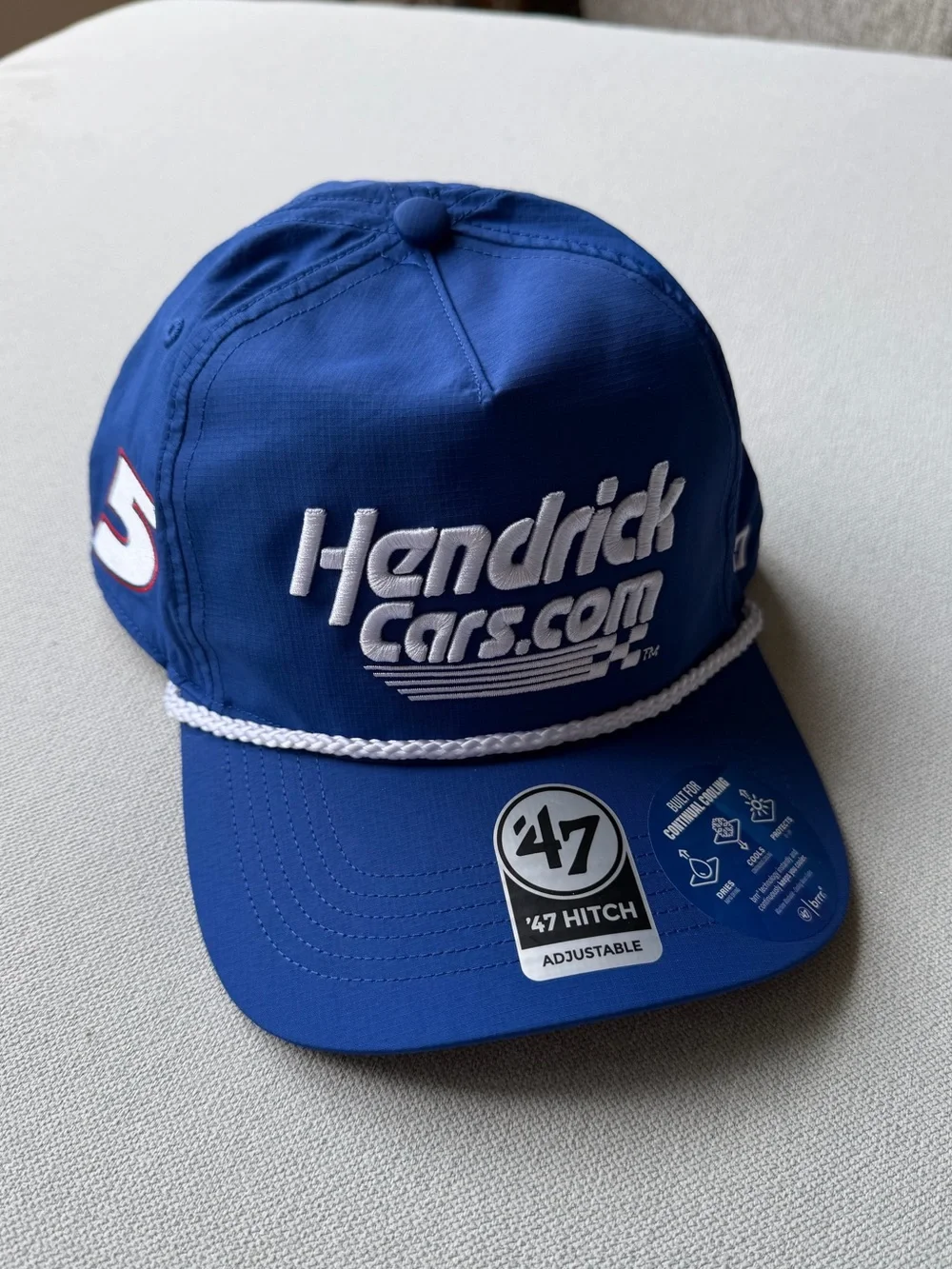 Blue ‘47 Hitch HendrickCars.com Kyle Larson Fairway Adjustable Hitch Hat Unisex - Picture 1 of 6